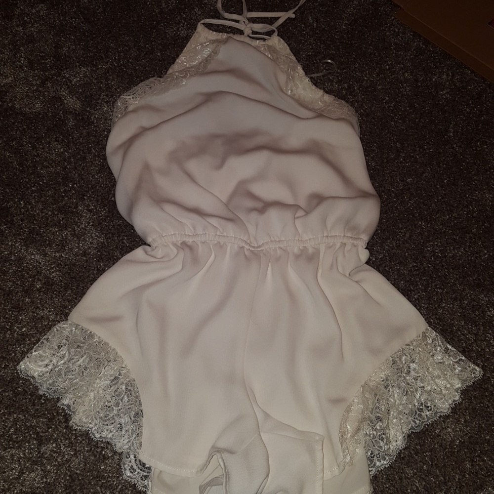 Cream colored romper